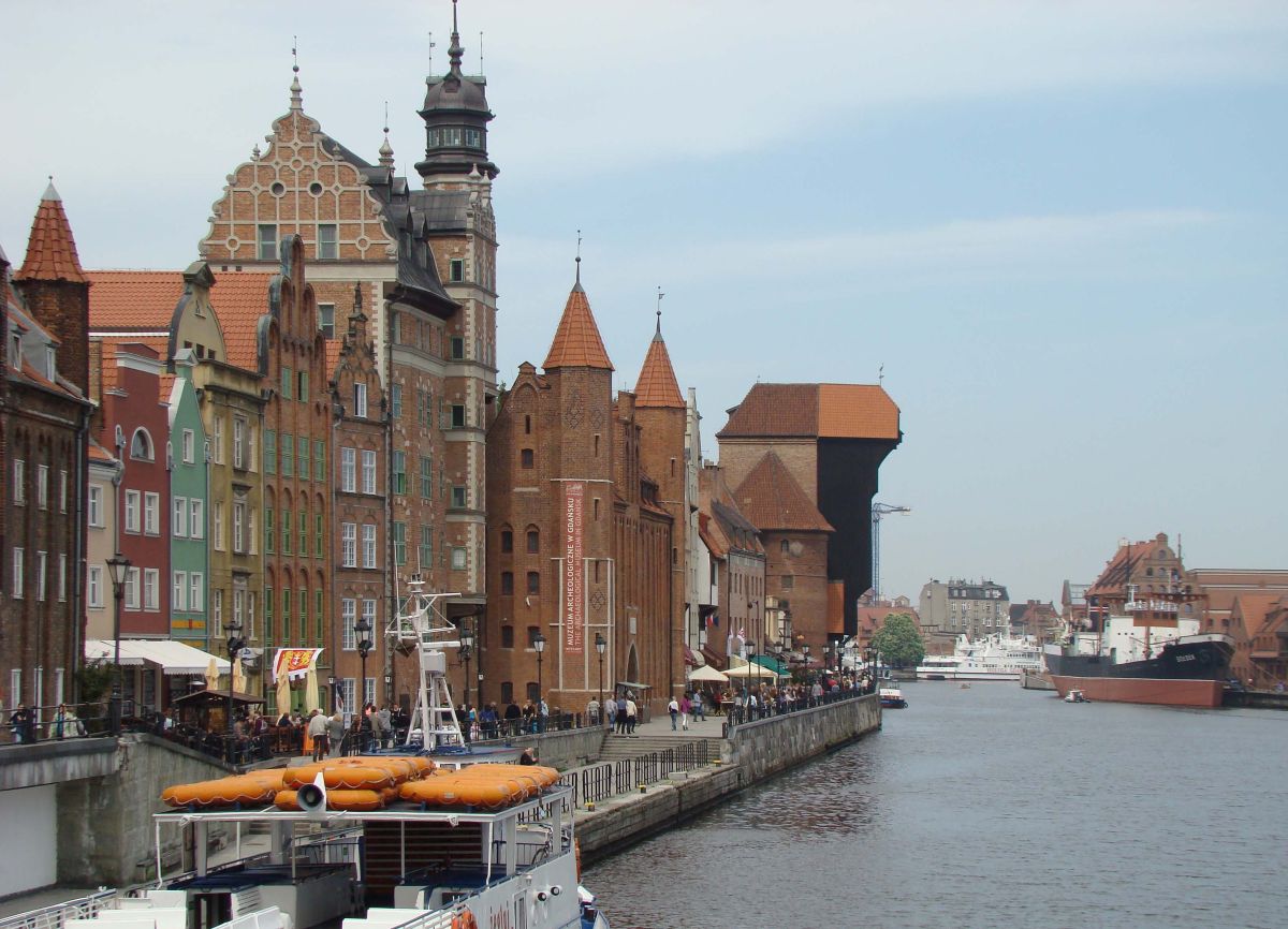 De haven van Gdańsk nu.