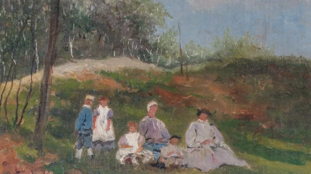 H. W. Mesdag, Kinderen in het duin, ca. 1870