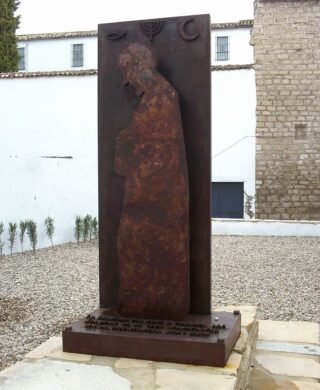 Monument ter nagedachtenis aan de joodse arts Hasdai-ibn-Shaprut, in zijn geboortestad Jaen.