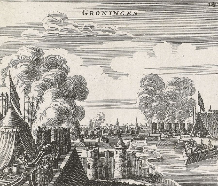 Het beleg van Groningen in 1594 - Johannes Janssonius