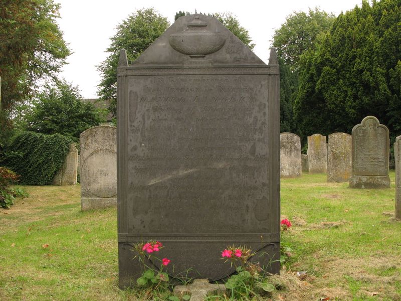 Het graf van Daniel Lambert