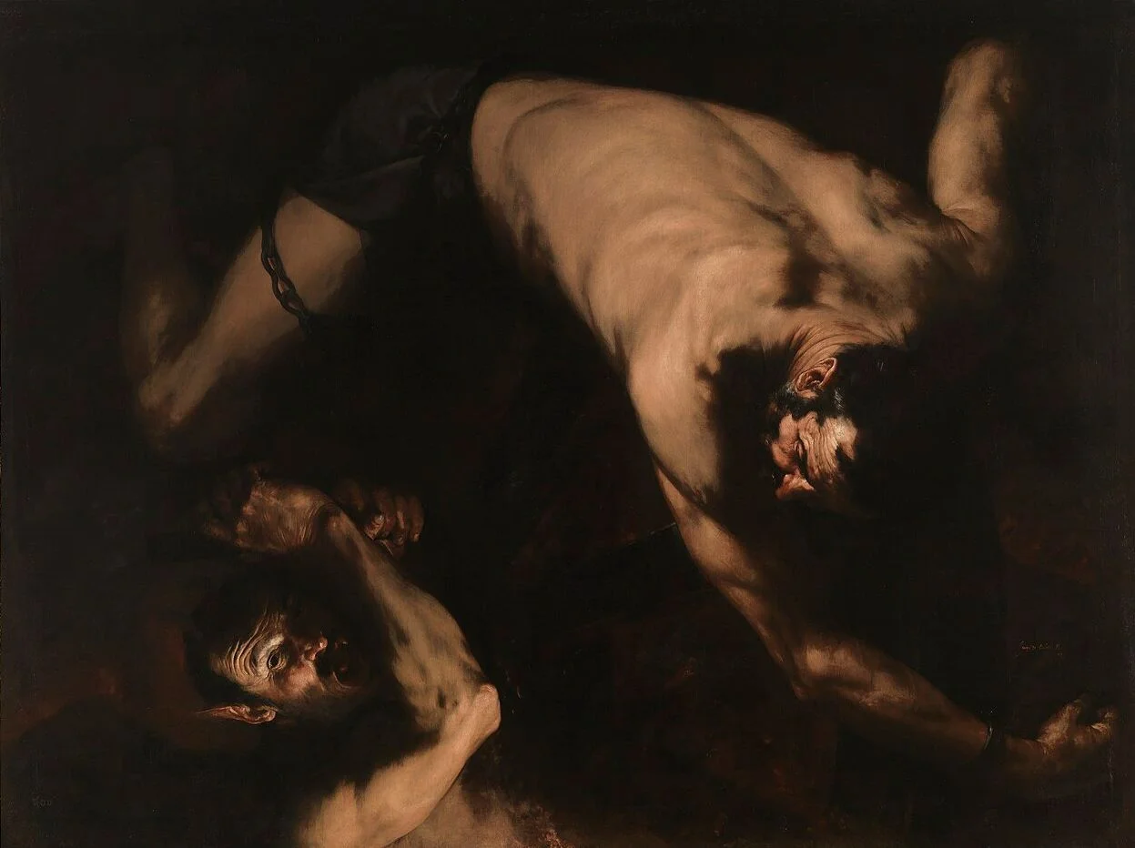 Ixion - Schilderij van José de Ribera, 1632