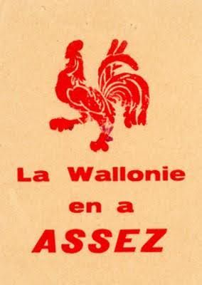 ‘Wallonië is het zat!’ Affiche tijdens de stakingen van 1960