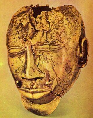 Gouden masker van de Ashanti-koning Kofi Karikari