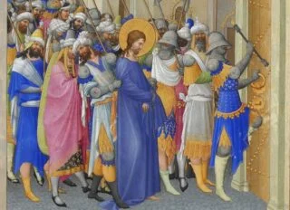 Christus wordt naar het pretorium gebracht - Gebroeders Van Limburg