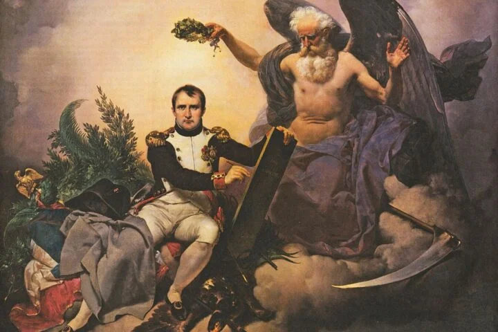 Napoleon gekroond door de Tijd schrijft het Burgerlijk Wetboek