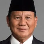Officiële foto van presidentskandidaat Prabowo