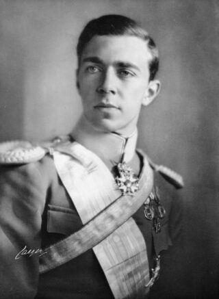 Een van de slachtoffers: prins Gustav Adolf van Zweden