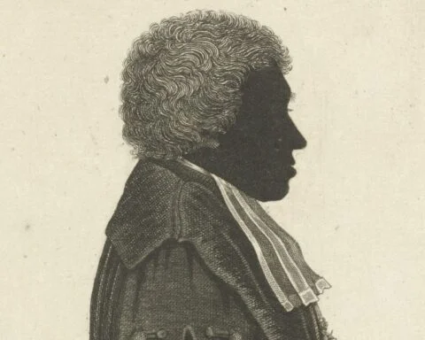 Silhouetportret van Herman Muntinghe, Karel Christiaan Fuchs, naar Wessel Lubbers, 1808 - 1844