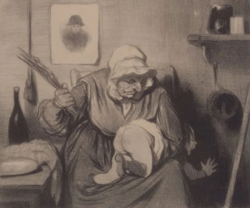 Tekening van Honoré Daumier uit het Brooklyn Museum
