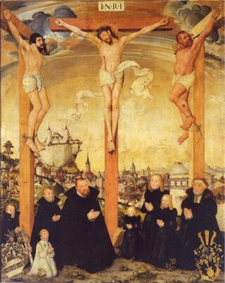 De kruisiging - Lucas Cranach de Jongere