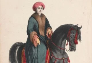 Lady Hester Stanhope te paard