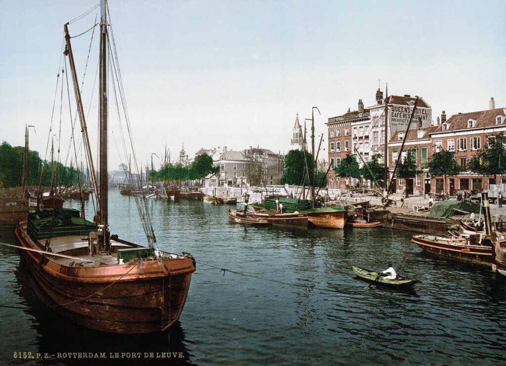 Leuvehaven, Rotterdam, ca. 1890