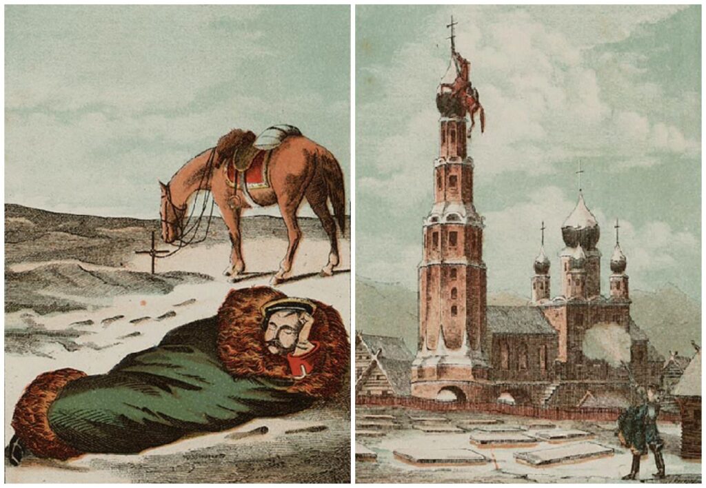 Munchhausen paard aan de toren