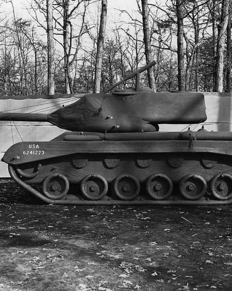 Opblaasbare M47 Patton tank