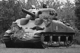 Opblaasbare tank uit de Tweede Wereldoorlog