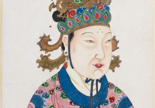 Portret van keizerin Wu Zetian