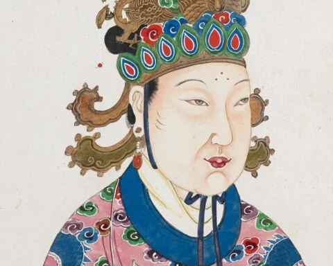 Portret van keizerin Wu Zetian