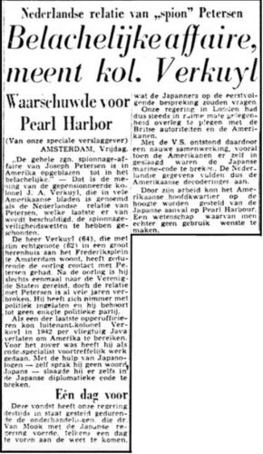 Uit: De Telegraaf, 23 oktober 1954