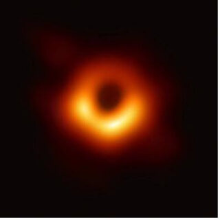 Eerste foto van een zwart gat in de Melkweg, 2019. Event Horizon Telescope Collaboration