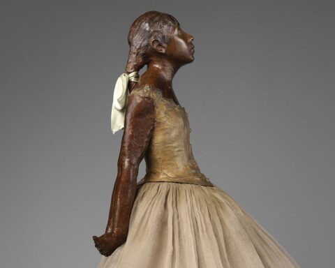 La Petite Danseuse de Quatorze Ans - Edgar Degas. Detail van een beeld in de collectie van de Metropolitan Museum of Art