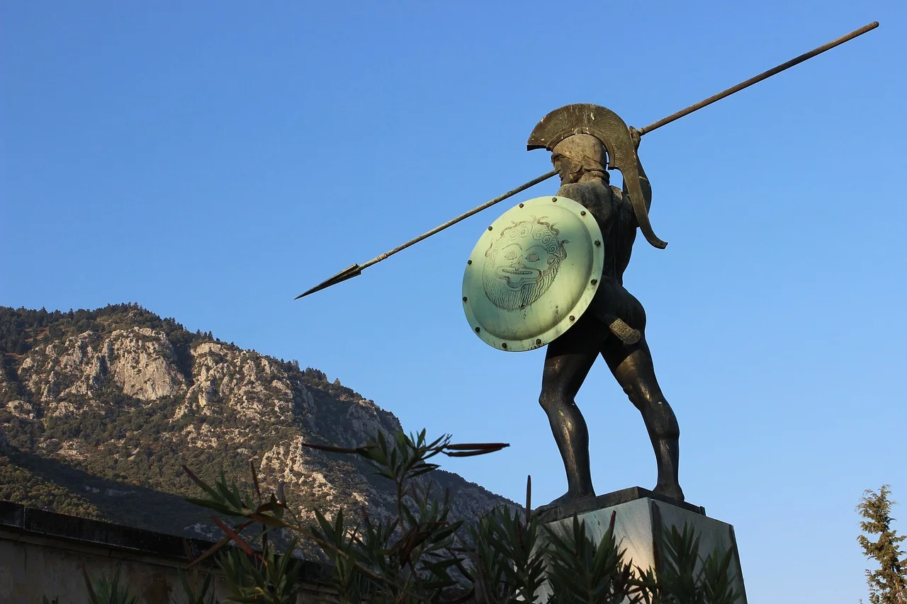 Monument ter herinnering aan Leonidas en de slag bij Thermopylae