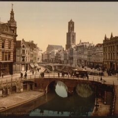 Foto’s van Utrecht rond 1890, in kleur