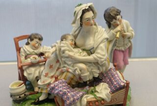 The Good Mother, door Carl Gottlieb Luck in het Germanisches Nationalmuseum in Nuremberg