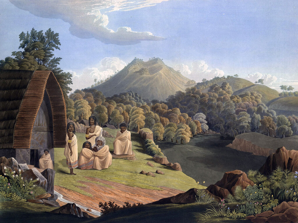 Enkele Toda voor een hut - Richard Barron, 1837