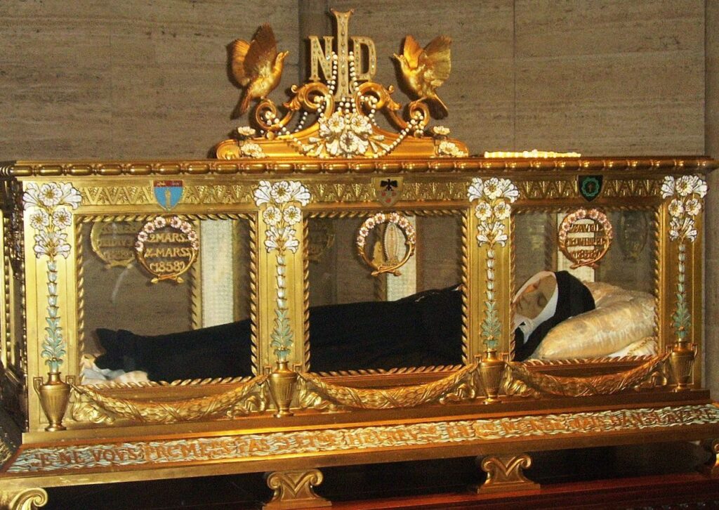Sarcofaag van de heilige Bernadette