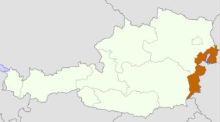 Heinzenland / Burgenland op de kaart