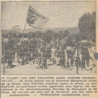 De opstand in augustus 1946, in beeld in Het Parool