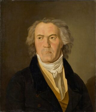 Beethoven, in 1823 geschilderd door Ferdinand Georg Waldmüller