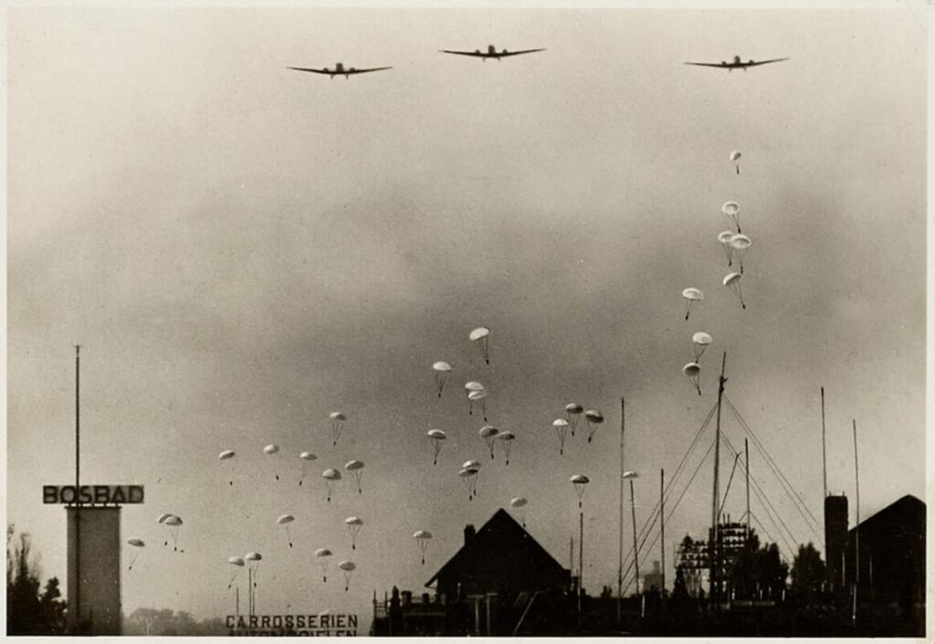 Landing van Duitse parachutisten in Den Haag, 10 mei 1940