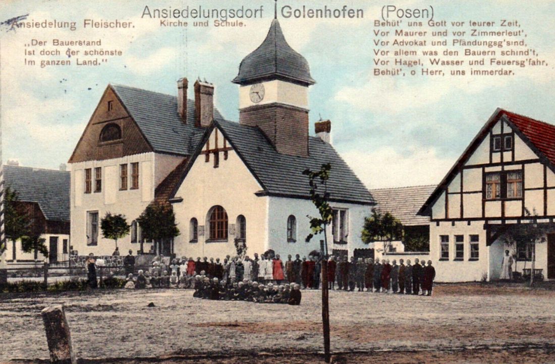 Vestigingsdorp Golenhofen bij Posen