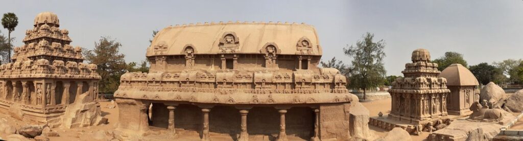 De tempel van Mahabalipuram