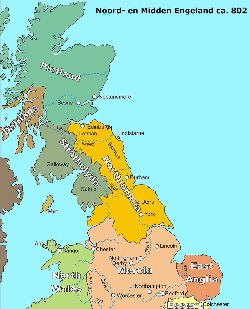 Northumbria rond 802