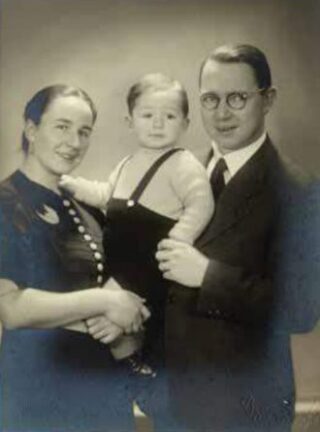 Pier Bresser en zijn ouders