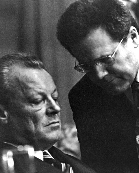 Willy Brandt und Günter Guillaume in Düsseldorf, ca. 1972