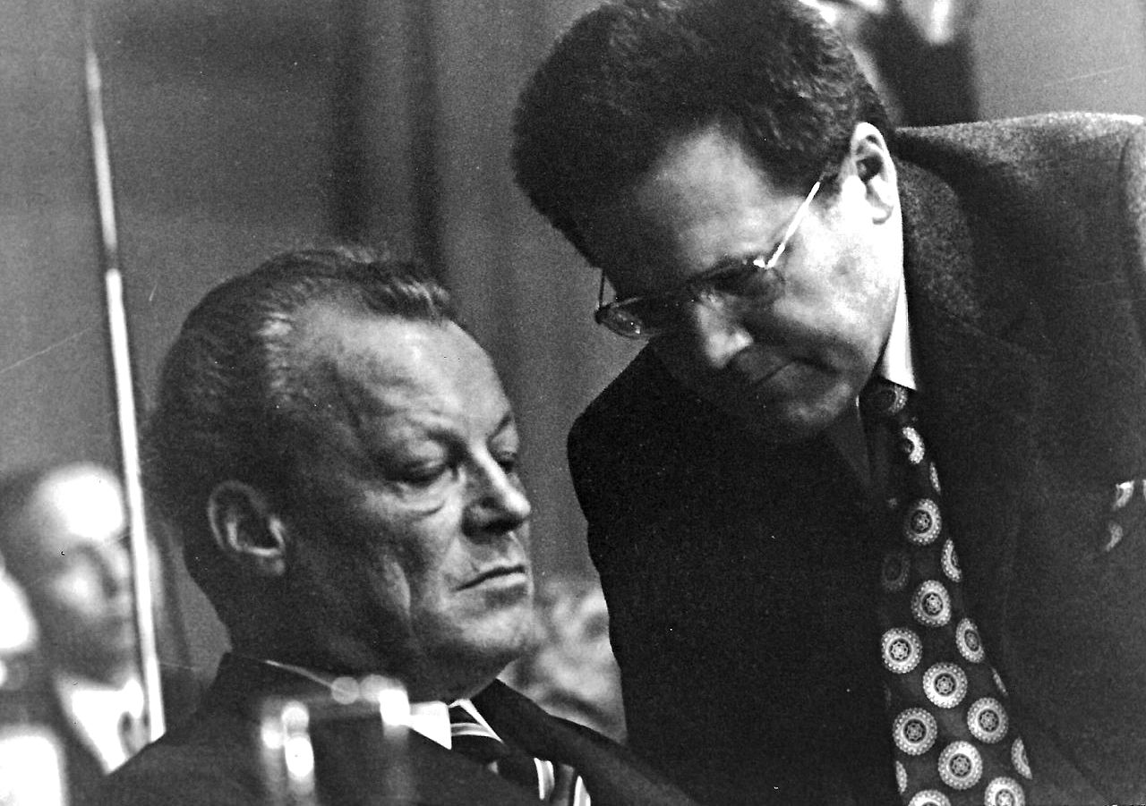 Willy Brandt und Günter Guillaume in Düsseldorf, ca. 1972