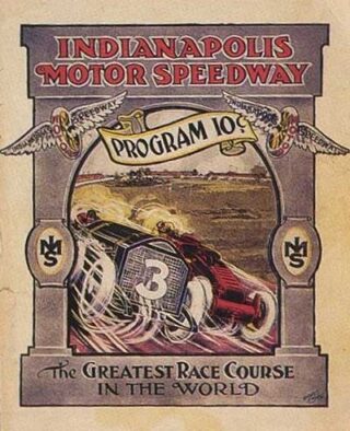 Programmaboekje van de Indianapolis 500 van 1911