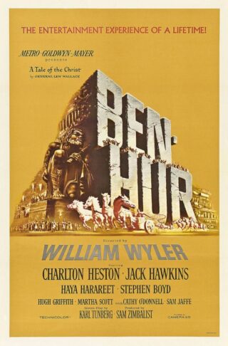 Filmposter voor 'Ben Hur' uit 1959