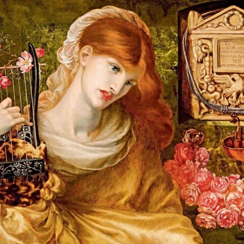 Dante Gabriel Rossetti - La viuda romana (De Romeinse weduwe)
