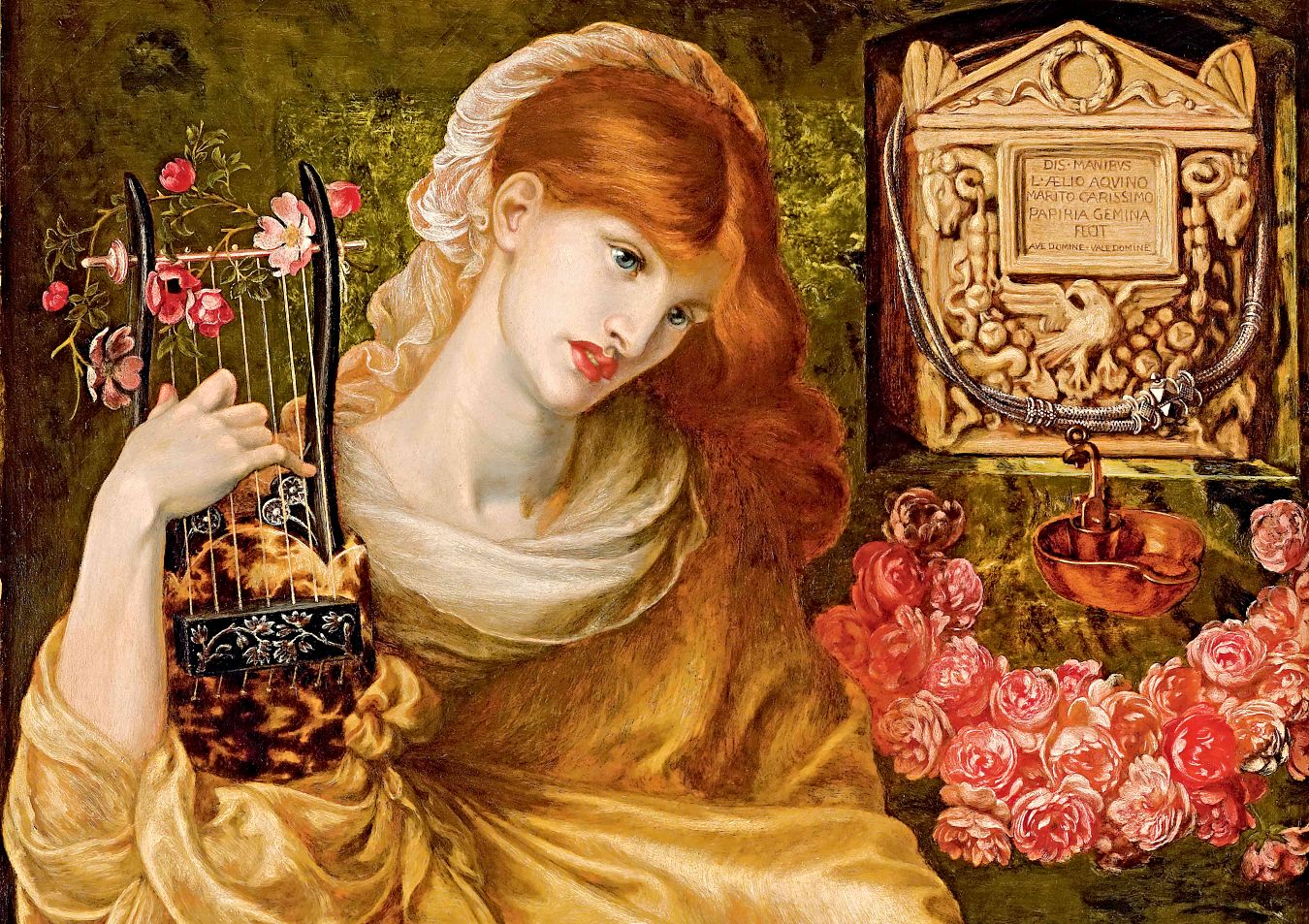 Dante Gabriel Rossetti - La viuda romana (De Romeinse weduwe)