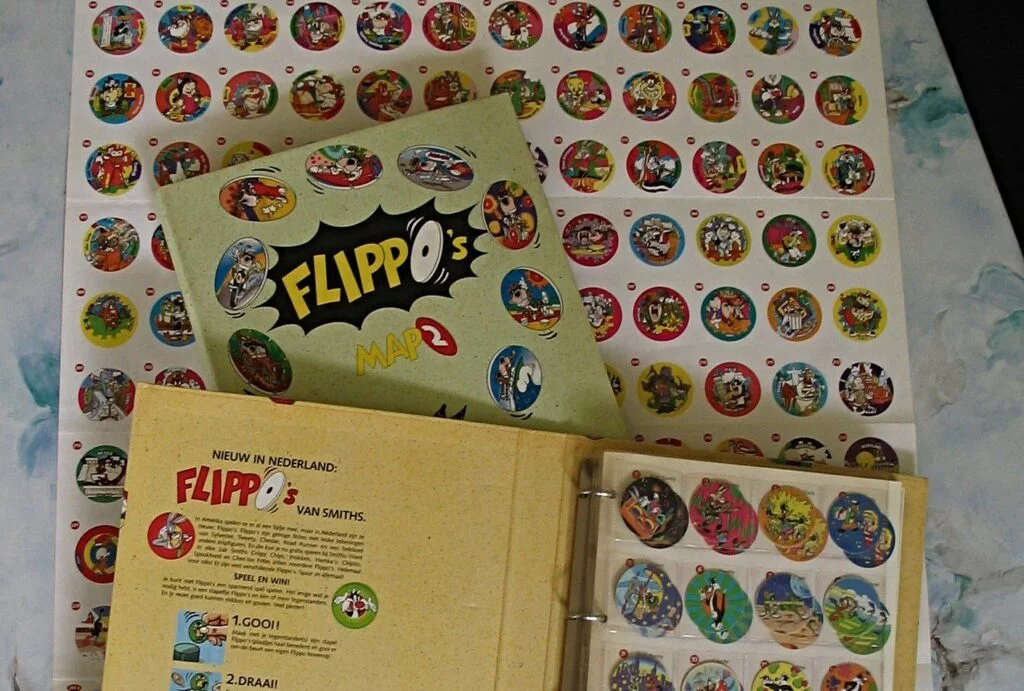 In de jaren negentig werd met de Flippo's een nieuw reclamemiddel ingezet