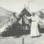 Gertrude Bell met haar trouwe gids Fattuh , juni 1907
