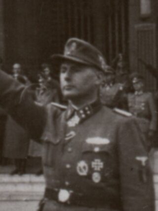 Léon Degrelle in 1944