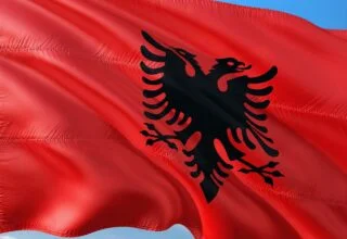 Vlag van Albanië