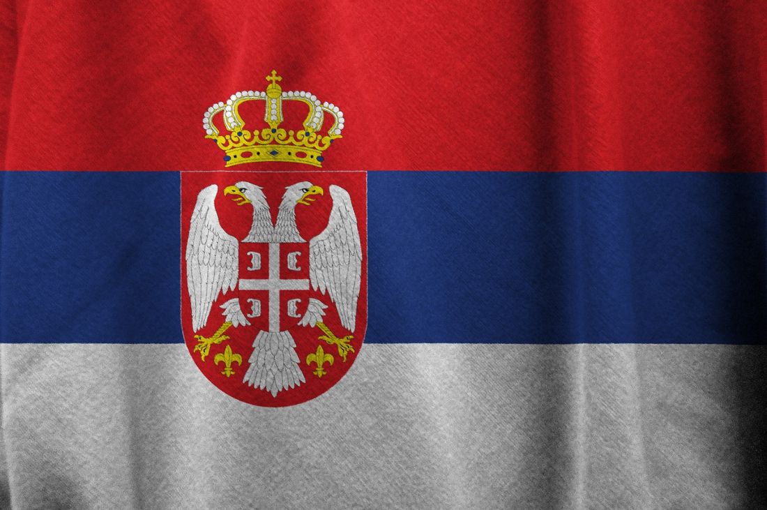 Vlag van Servië