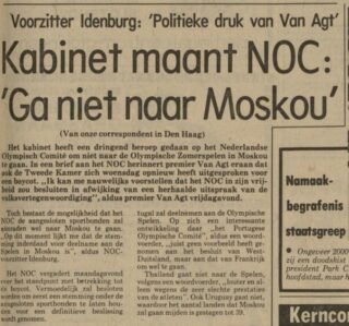 Artikel in het Nieuwsblad van het Noorden, 17-05-1980